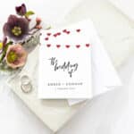 Fairy Hearts Folded Wedding Invitations