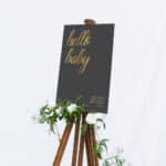 "Hello Baby" Baby Shower Welcome Sign