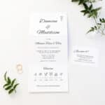 Abundance Folded Wedding Invitation