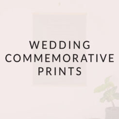 Wedding Commemorative Prints