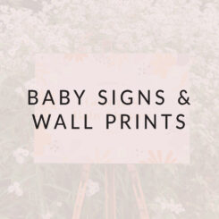 Baby Signs & Wall Prints