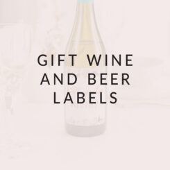 Gift Wine & Beer Labels
