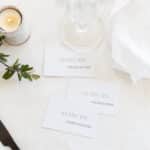 Blissfully Place Cards