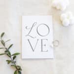 Blissfully "Love" Card