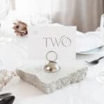 Blissfully Wedding Table Number