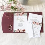 Fleur Pocketfold Wedding Invitation