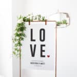 Bold LOVE Welcome Sign
