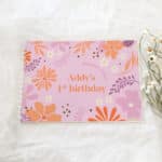 Bright Vibes Birthday Party Guest Book