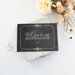 bridesmaid card