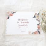 Copper Romance Engagement Guestbook