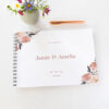 Copper Romance Wedding Guest Book