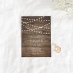 Woodland Engagement Party Invitations