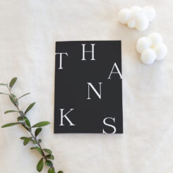 "THANKS" Cards