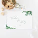 Lush Foliage Baby Shower Guestbook