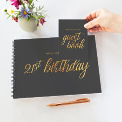 21st Birthday Party Guest Book