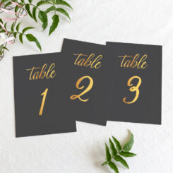 flat table numbers