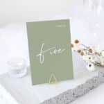 Modern Meadow Table Numbers