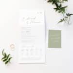 Modern Meadow Folded Wedding Invitations