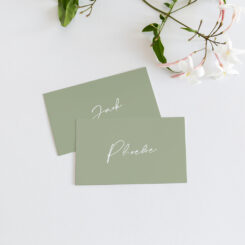 Modern Meadow Place Cards