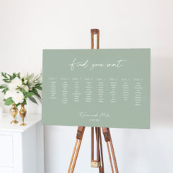 Modern Meadow Seating Plan