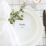 Rustic Casual Place Cards