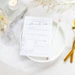 Leave a Note for the Newlyweds Activity Cards