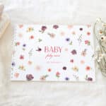 Rose Meadow Baby Shower Guestbook