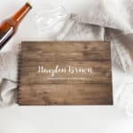 Rustic 30th Birthday Guest Book