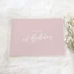 Simple Blush 21st Birthday Party Guestbook
