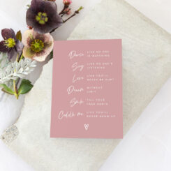 Dance Sing Love Dream Smile Card