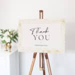 The Classic Thank You Sign