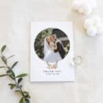 Watercolour Deer Wedding Thank You Card