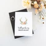 Watercolour Deer Proposal Cards