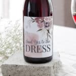 Wedding Planning Wine Labels