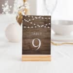Woodland Table Numbers