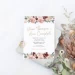 Fleur Wedding Invitation