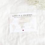 "Love is a journey" Activity Cards