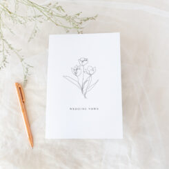 Lovely Lucy Wedding Vows Book