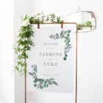 Dreamy Greenery Welcome Sign