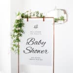 Abundance Baby Shower Welcome Sign