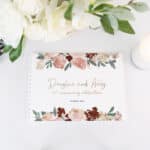 Fleur Wedding Anniversary Guestbook