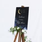Celestial Baby Shower Welcome Sign