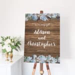 Enchanted Barn Engagement Party Welcome Sign