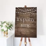 Woodland Birthday Party Welcome Sign