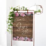 Country Garden Birthday Party Welcome Sign