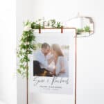 Modern Polaroid Wedding Welcome Sign