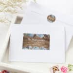 Enchanted Barn and Bouquet Address Labels & Envelope Seals