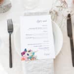 Floral Abundance Menu