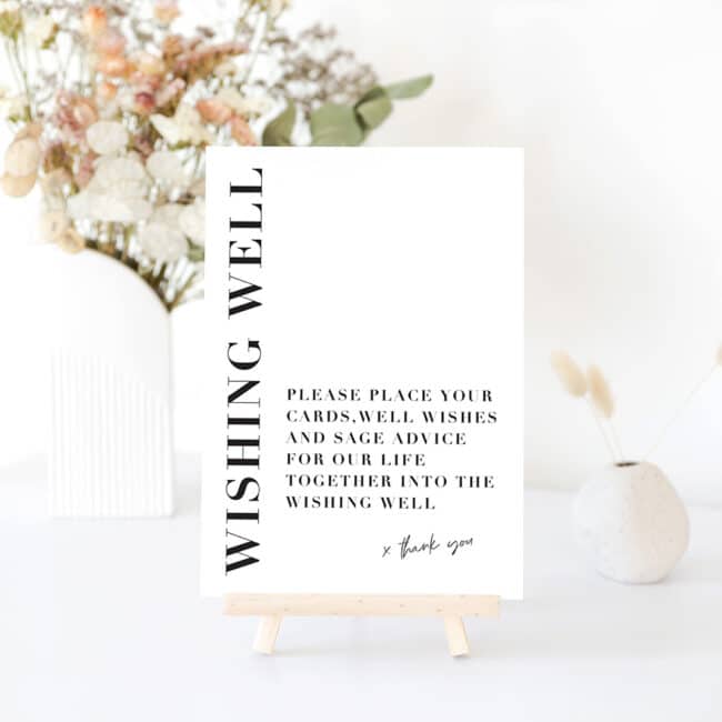 Cheeky Vibes Wishing Well Sign
