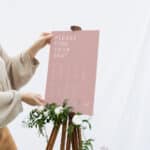 Simple Blush Seating Plan